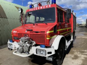 Mercedes Unimog U1300L Crew Cabbed Fire Engine For Sale